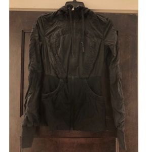 Lululemon Black Hooded Running Sweater